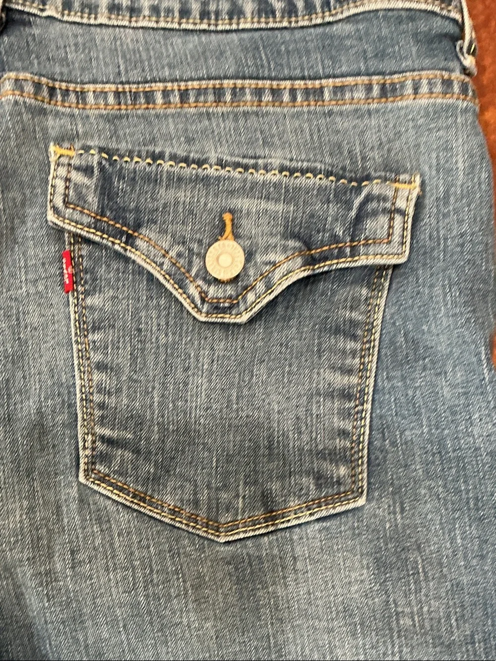 Levi's Medium Blue Denim Shorts